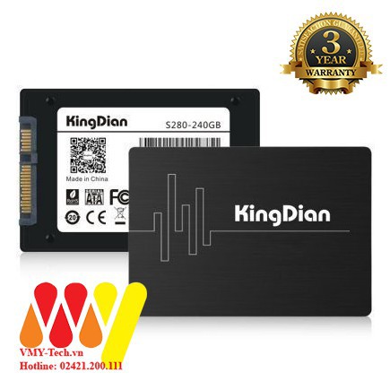 Chính hãng - Ổ cứng SSD Kingdian 240GB SATA III - BH 3 năm NEW 100%