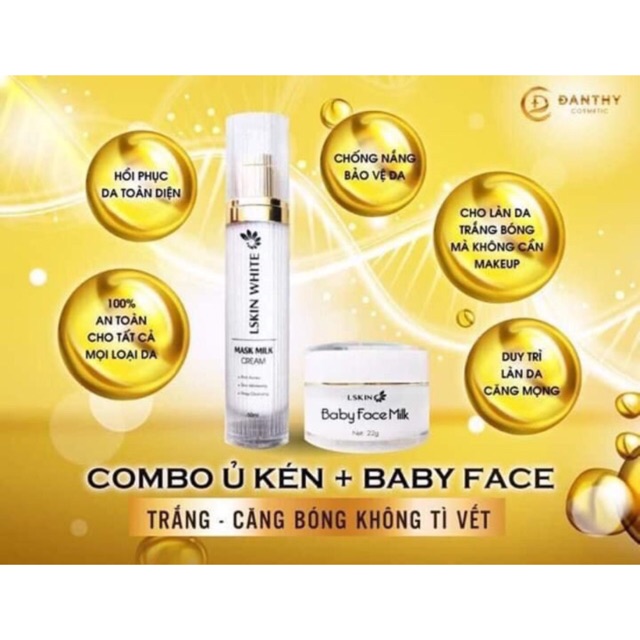 Ủ Mặt Trắng Da Kén Tằm Lskin White