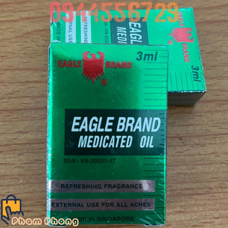 Dầu gió xanh SINGAPORE 3ml