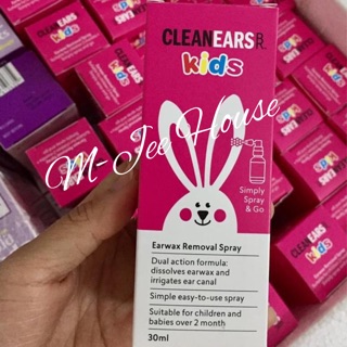 Xịt tan ráy tai Clean Ears kids - 30ml của Úc