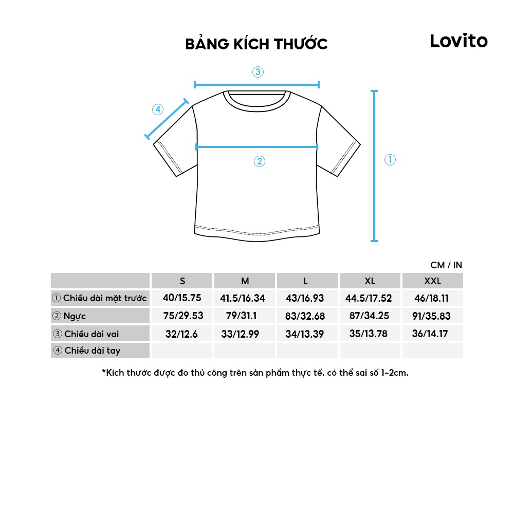 Áo trễ vai in hình trái tim Lovito L09901
 | BigBuy360 - bigbuy360.vn