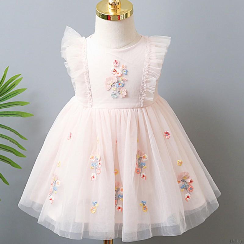 Đầm xòe phong cách công chúa cho bé gái