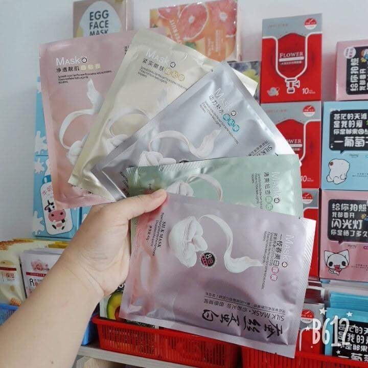 Combo 10 Mặt Nạ Tơ Tằm One Spring Silk Mask Các Màu Nội ĐịaTrung