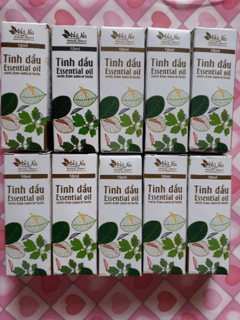 Tinh dầu vỏ bưởi, vỏ cam sành, quế, hương nhu, bạc hà Hà Na 10ml