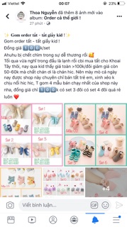 Order set 4 đôi tất trẻ em siêu xinh