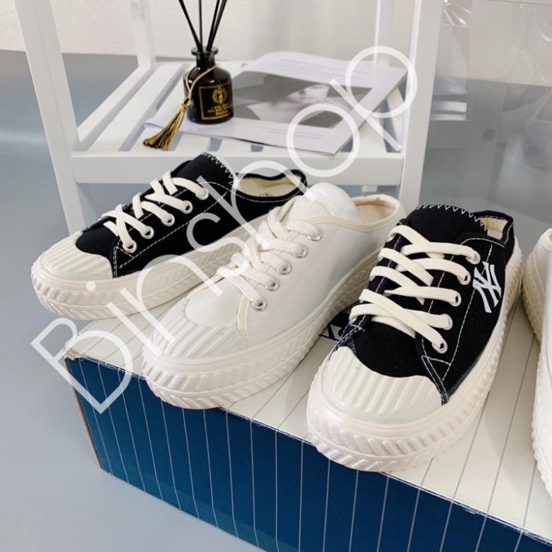 FULL BOX BILL ] Giày sục nữ đế bằng, sục MLB các màu bản chuẩn full sz 35-40, êm chân dễ phối đồ hot nhất năm.