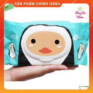 Khăn giấy ướt Agi Nhật 100 tờ không mùi cho bé yêu