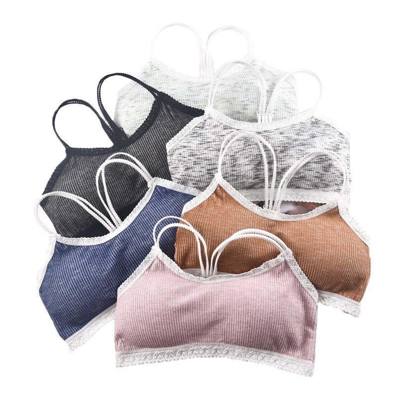 Áo Lót Không Gọng Không Đường May Thiết Kế Dễ Thương Quyến Rũ