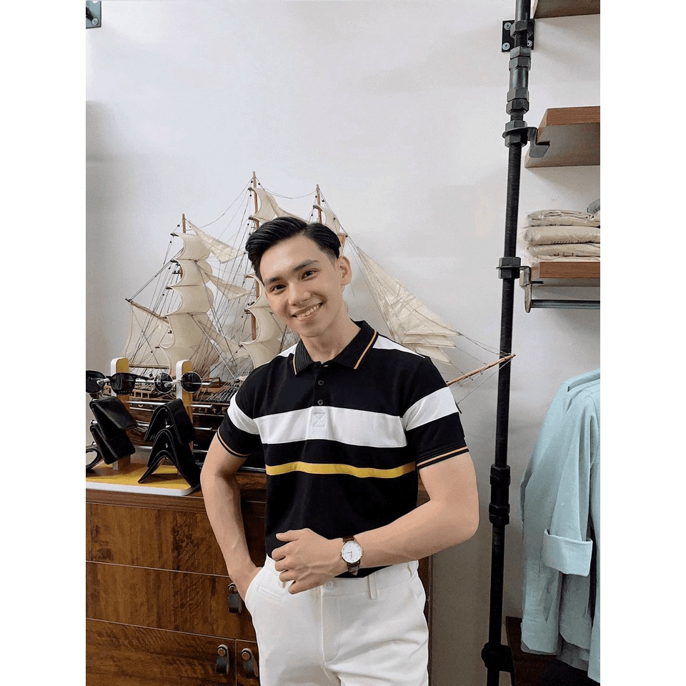 Áo thun nam cá sấu xịn xò cổ trụ siêu đẹp nam tính cho các bạn trẻ , thanh niên 2021 KME FASHION
