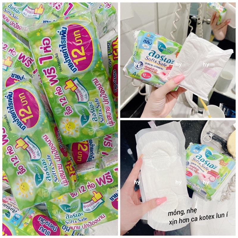 SET BĂNG VỆ SINH LAURIER CÓ CÁNH BAN NGÀY THÁI LAN