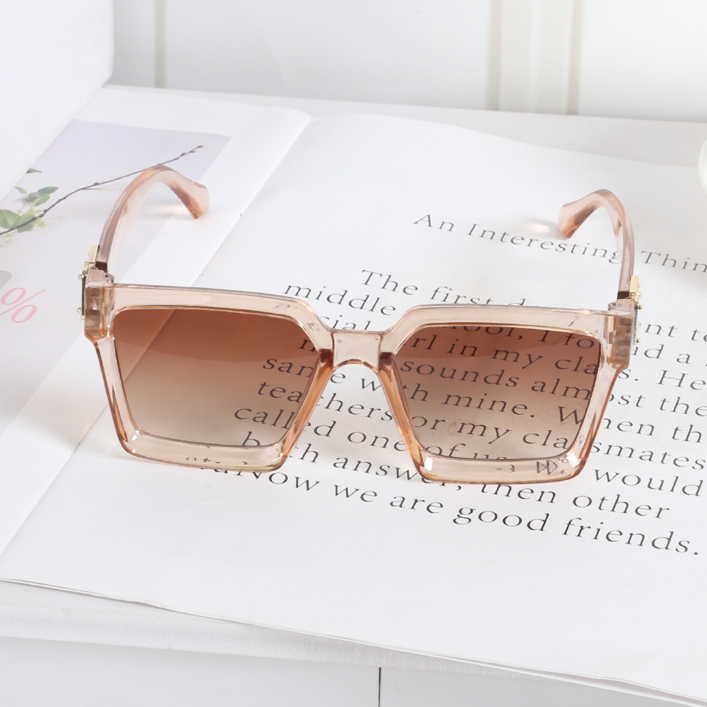 Kính chống nắng gọng vuông cỡ lớn thiết kế sang trọng thời trang cao cấp INS | BigBuy360 - bigbuy360.vn