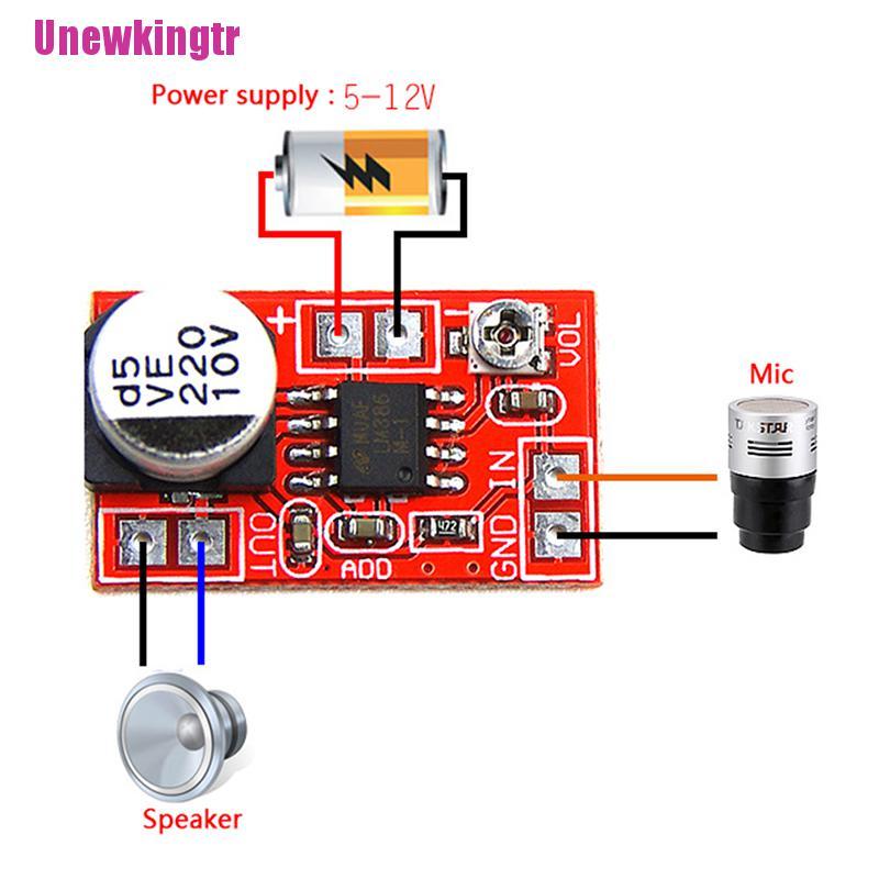 Bảng Mạch Khuếch Đại Micro Dc 5v-12v Chất Lượng Cao