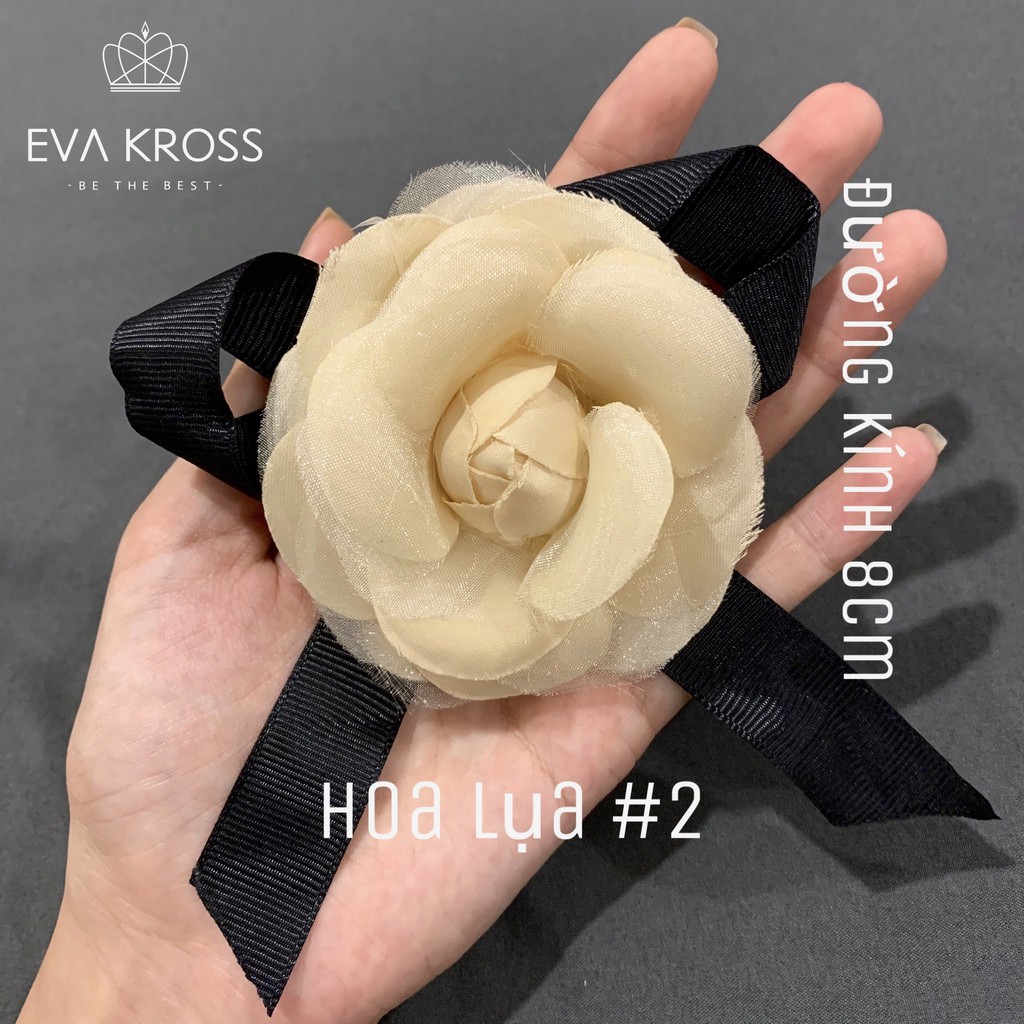 Tag hoa cài váy đầm, phụ kiện cài áo cao cấp EVA KROSS [ẢNH THẬT]