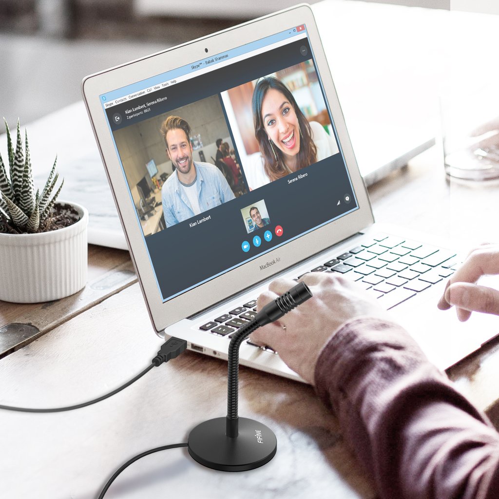 FIFINE K050 - Micro Thu Âm Mini Để Bàn Cổng USB-A Dành Cho PC/Laptop - Hàng Chính Hãng/Bảo Hành 12 Tháng