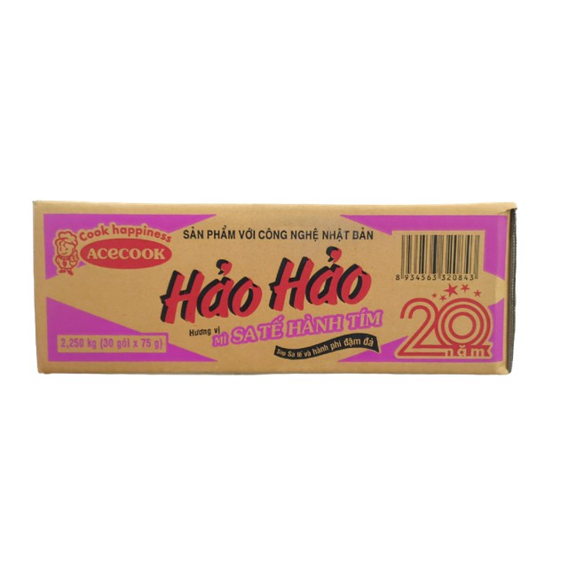 Thùng 30 Gói Mì Hảo Hảo Tôm Chua Cay | BigBuy360 - bigbuy360.vn