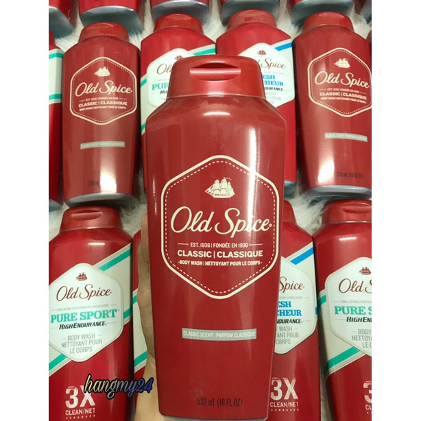 Sữa tắm Old Spice 532ml của Mỹ