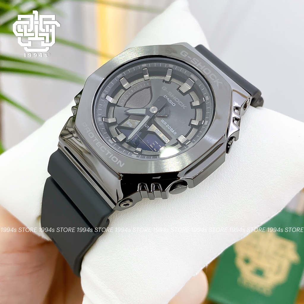 Đồng hồ unisex Casio G-Shock GM-S2100B-8A chống va đập, chống nước 200m, hàng chính hãng