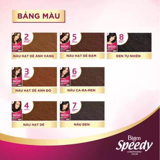 Thuốc nhuộm tóc bigen speedy color cream