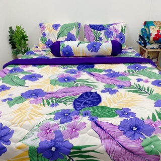 bộ drap thun hàn quốc mẫu hoa (4-5 món)