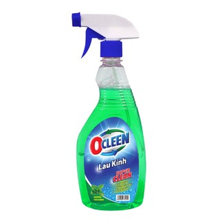 Xịt Lau Kính OCLEEN Hương Trà Xanh 580ml