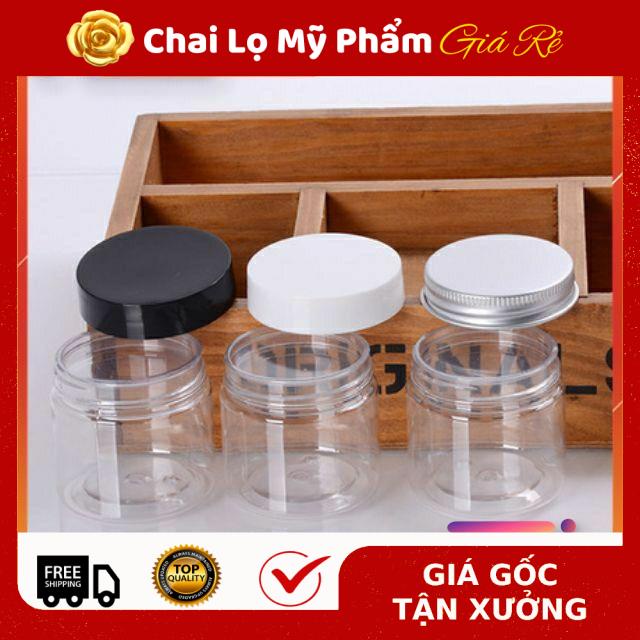 Hủ Đựng Kem ❤ RẺ VÔ ĐỊCH ❤ Hủ nhựa pet 50g đựng mỹ phẩm , phụ kiện du lịch