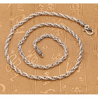 DÂY CHUYỀN XOẮN BẠC THÁI KIÊU SA - 60CM - VC116