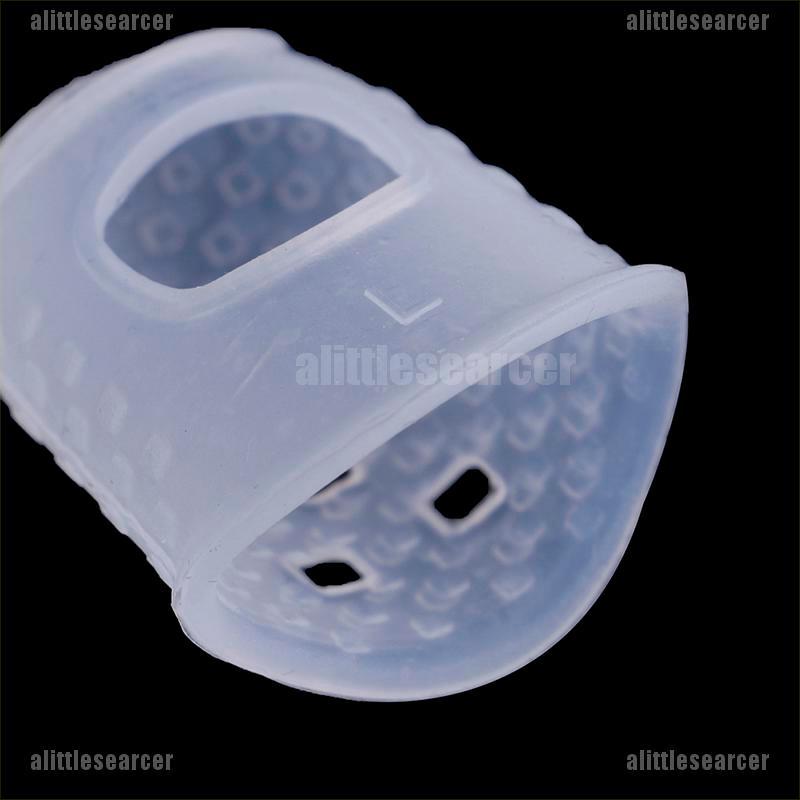 Bộ 4 vỏ bọc bảo vệ ngón tay dùng gảy đàn ukulele bằng chất liệu silicon tiện dụng