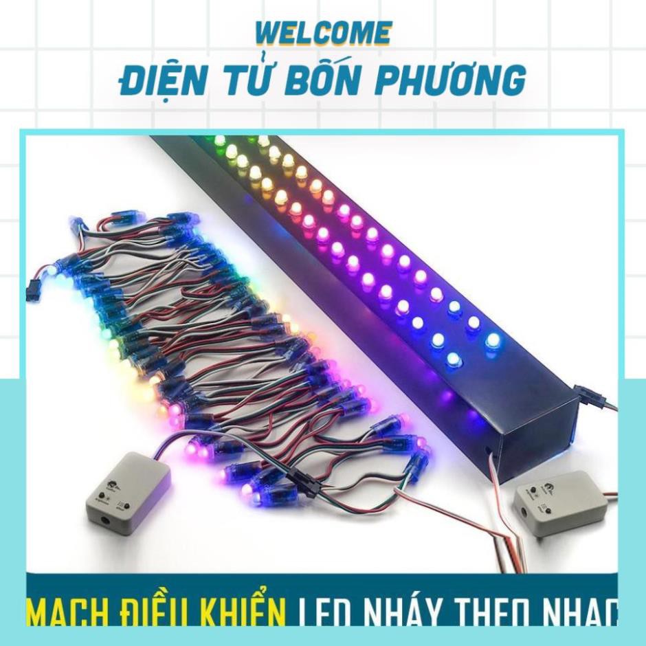 Mạch điều khiển ĐÈN LED nháy theo nhạc 1903 FullColor [ Đã nạp Full hiệu ứng ]