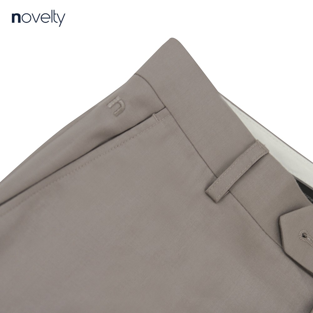 Quần tây nam 0Ply màu nâu nhạt Novelty 1804530
