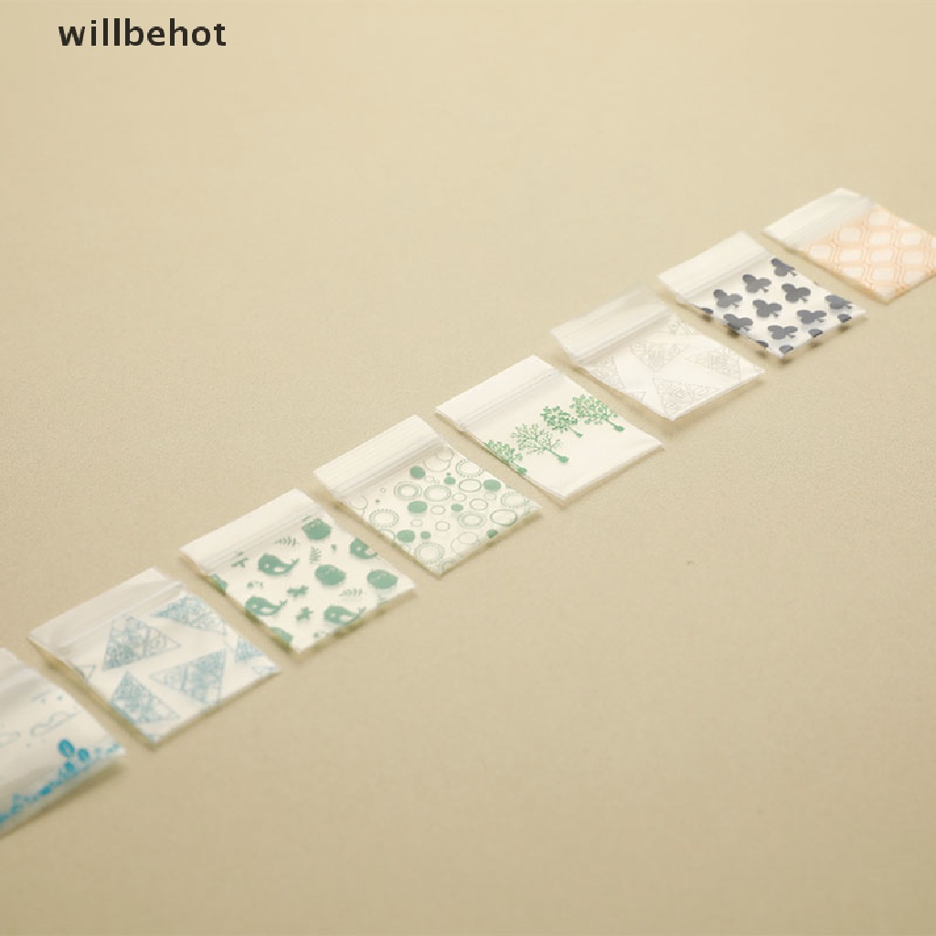 Set 100 túi zip đựng thuốc mini tiện dụng