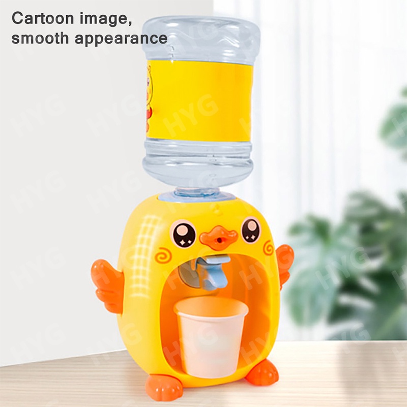 Đồ chơi bình uống nước HYG họa tiết chú vịt đáng yêu có đèn độc đáo cho bé