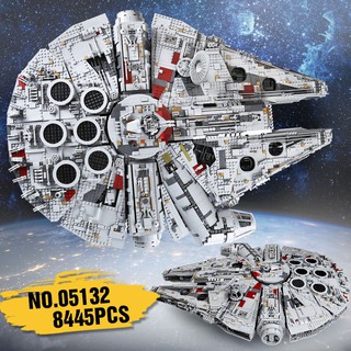 Đồ chơi Lắp ghép Mô hình  King 81085 Siêu Phẩm Phi Thuyền Millennium Falcon 8445 mảnh ghép