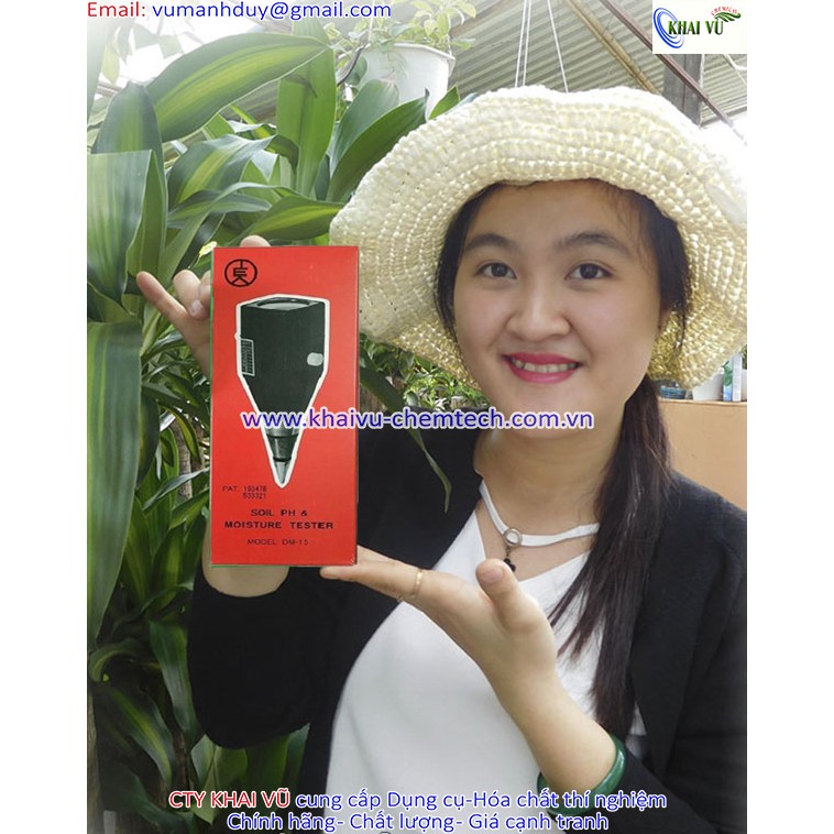 MÁY ĐO PH VÀ ĐỘ ẨM CHO ĐẤT TAKEMURA DM-15 (NHẬT BẢN)