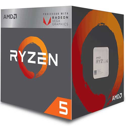 CPU AMD Ryzen™ 5 2600X 6 Cores 12 Threads 4.2 GHz