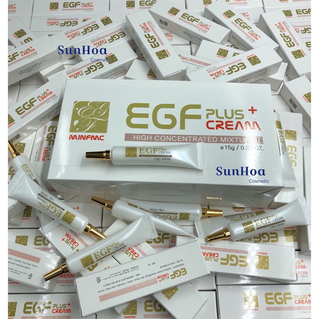 EGF Plus Cream - Kem Tái Tạo Da EGF 15g