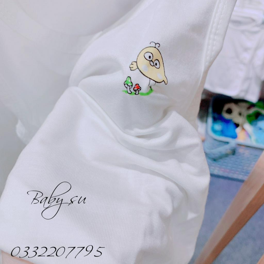 Áo Sát Nách,Ba Lỗ Thun Lạnh Cho Bé Trai,Bé Gái 3-20kg Chất Đẹp, Mềm Mại - Baby Su