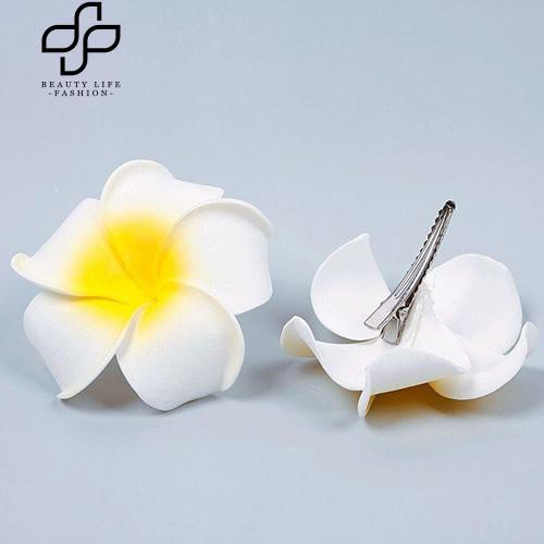 Set 2 kẹp tóc hình hoa sứ xinh xắn cho nữ