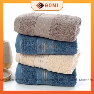 Khăn Tắm Cao Cấp Sợi Bông Mịn Thấm Hút Nước Kháng Khuẩn - KT: 34x75cm