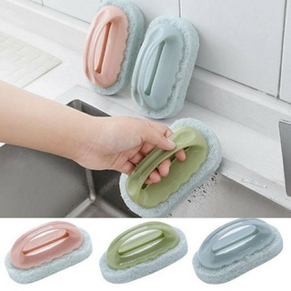 Dụng cụ CỌ RỬA bếp, xong nồi, nhà tắm có tay cầm đa năng, cọ bọt biển