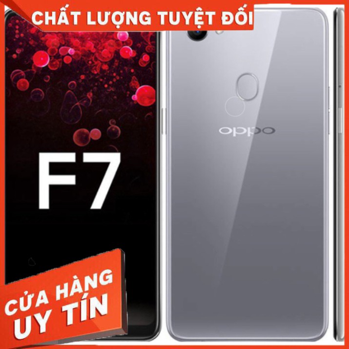 [ SIÊU GIẢM GIÁ  ] [Giá Sốc Nhất] Điện thoại Chính hãng Oppo F7 2sim ram 4G Bộ nhớ 64G mới Fullbox - Chơi PUBG - FREE FI