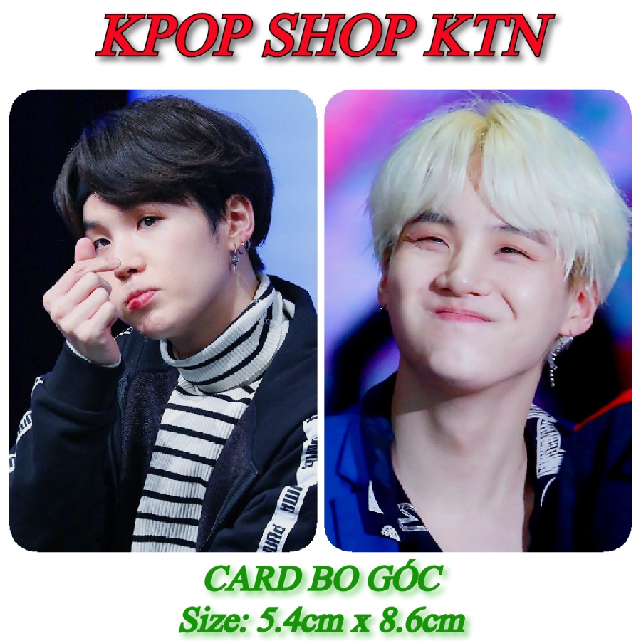 CARD BO GÓC SUGA BTS