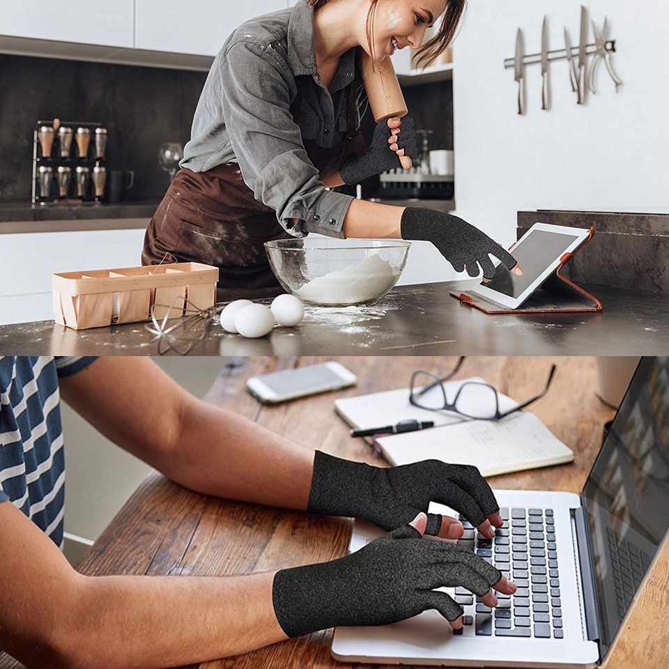 1 đôi găng tay nén hỗ trợ giảm đau khớp cổ tay cho nam nữ