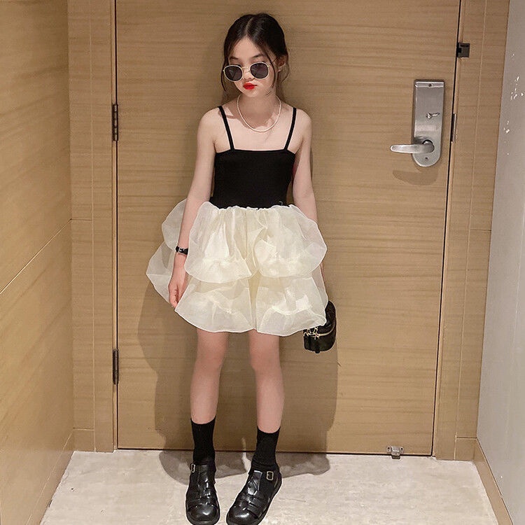 Váy Cho Bé Gái | Đầm Công Chúa Hai Dây Mùa Hè Hợp Thời Trang Cho Bé Gái