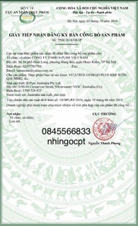 ( CHÍNH HÃNG ) ginkgo plus 6000 Úc