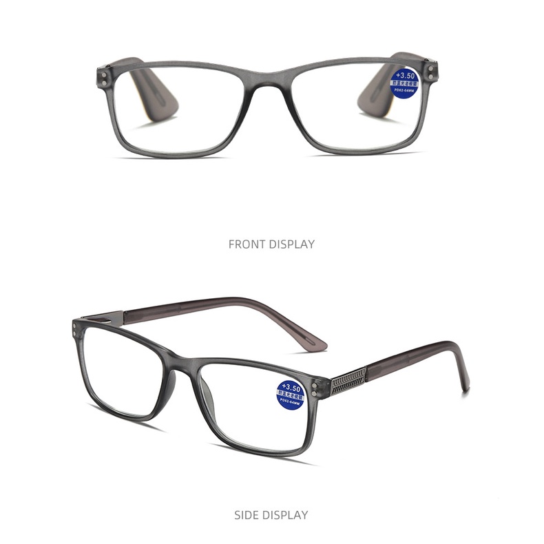 Kính đọc sách chống ánh sáng xanh mới của nam giới Kính đọc bảo vệ bức xạ ống kính nylon chất lượng cao
