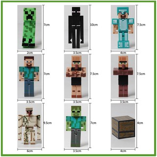 Mô hình các nhân vật Minecraft