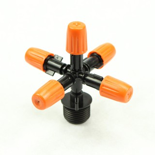 Béc tưới lan 5 tia màu cam  - Béc tưới lan 5 hướng - Béc phun sương