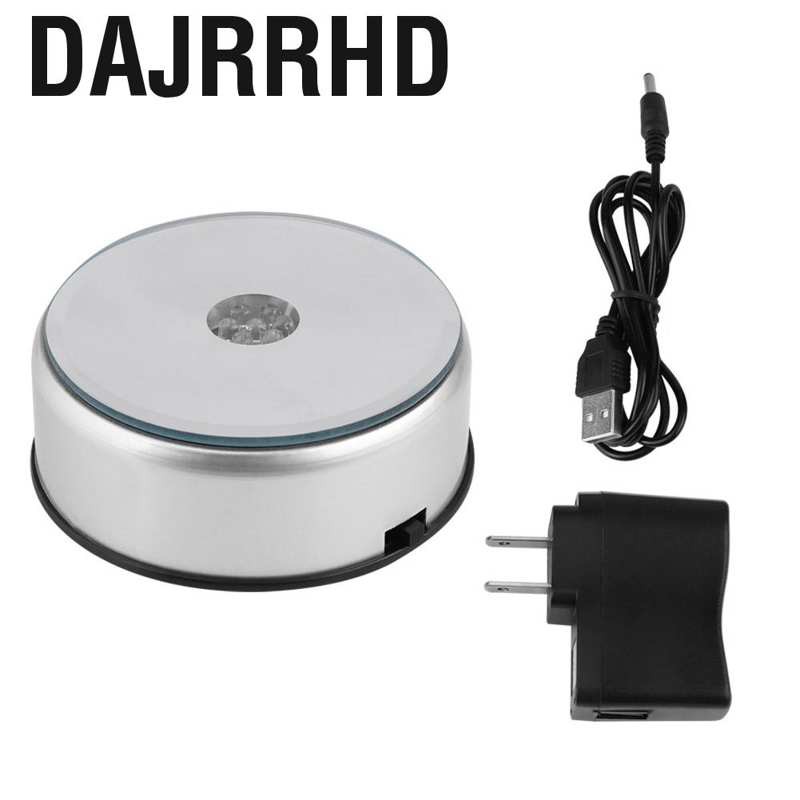 Đế xoay trưng bày pha lê có đèn LED 7 màu sắc độc đáo