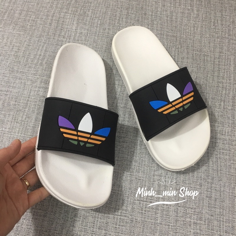 Dép Quai Ngang In Hình Ba Lá Sắc Nét, Dép Quai Ngang Nam Nữ Thời Trang