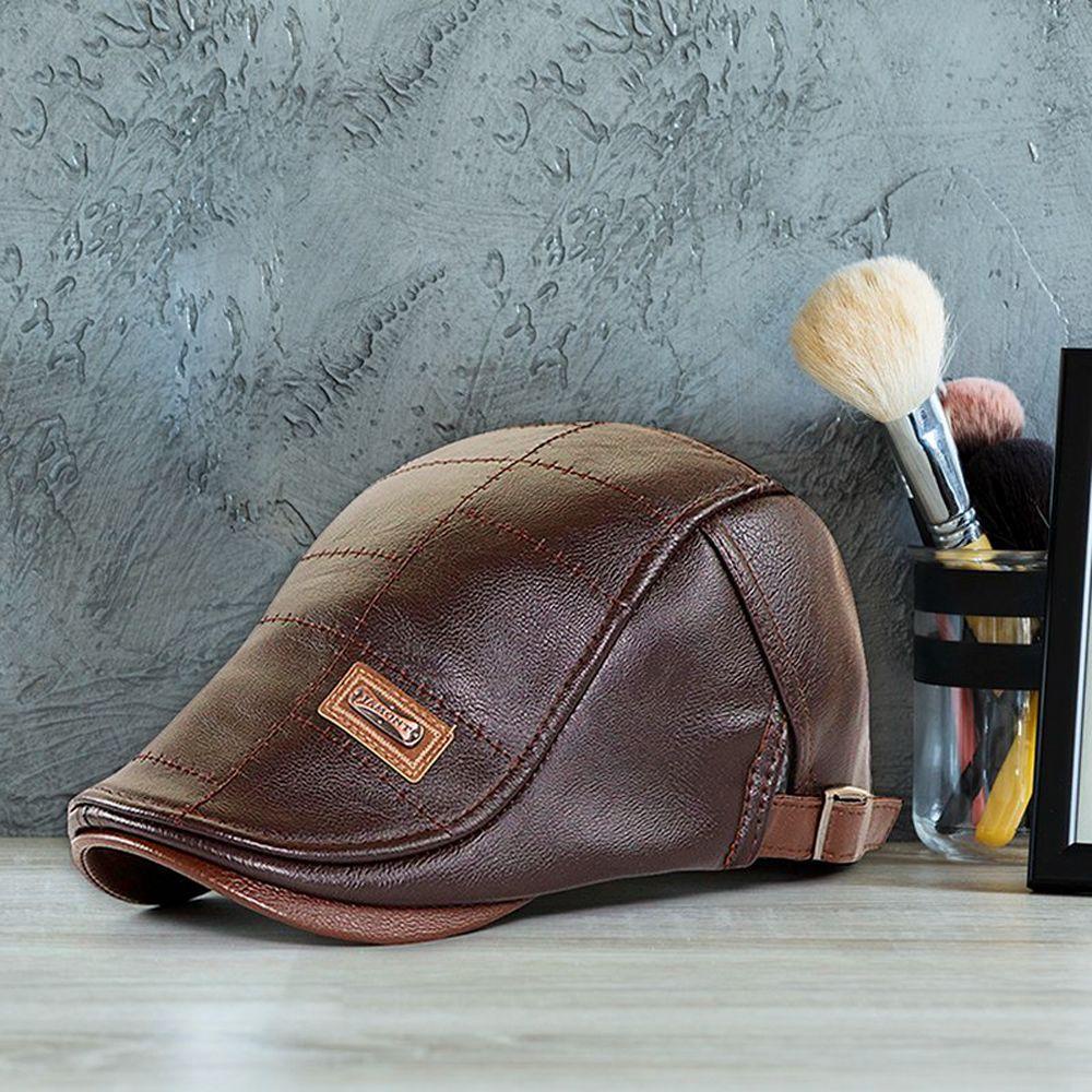 FORBETTER Mũ Beret Màu Sắc Nhã Nhặn Thời Trang Cho Nam